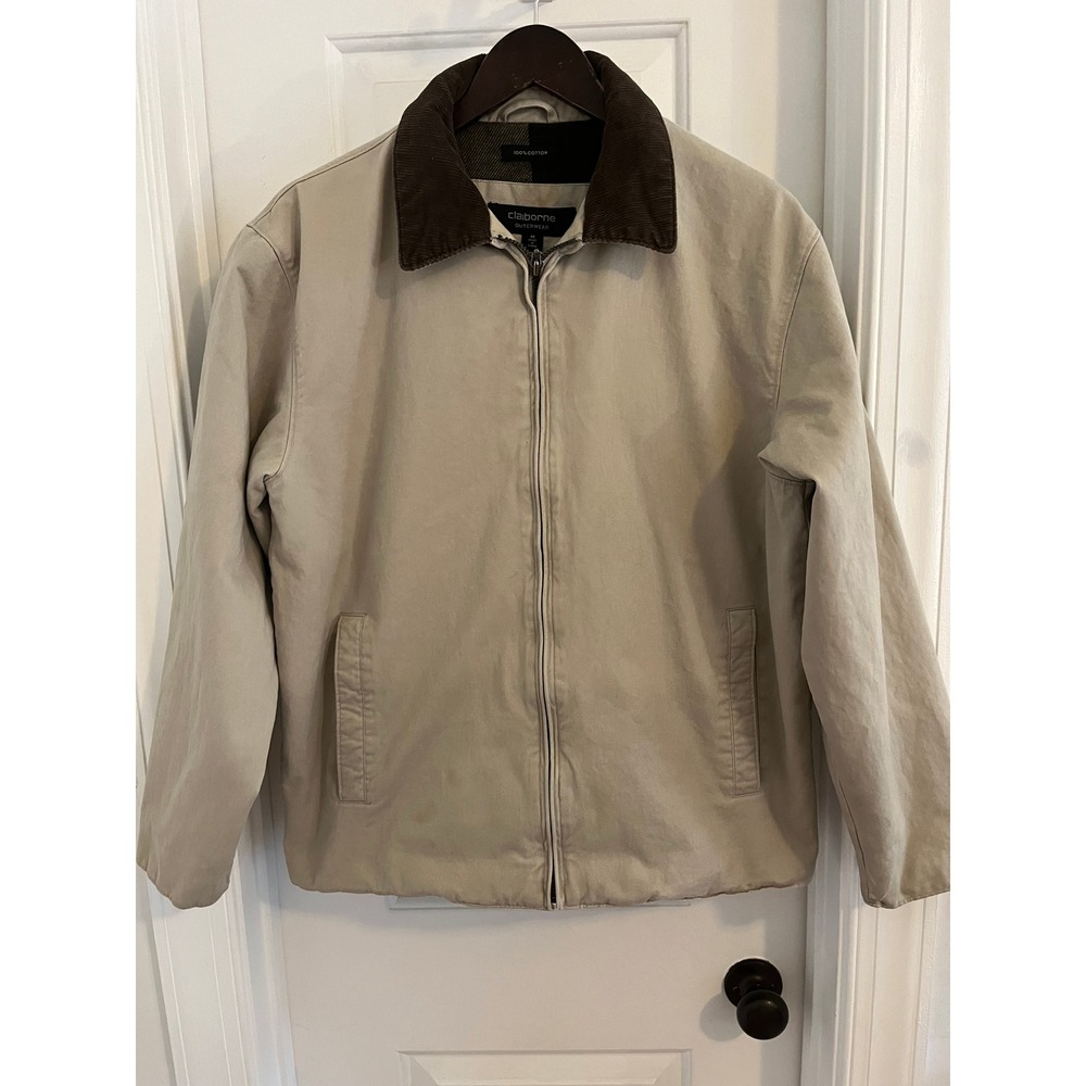 Claiborne Plaid Lined Barn Jacket